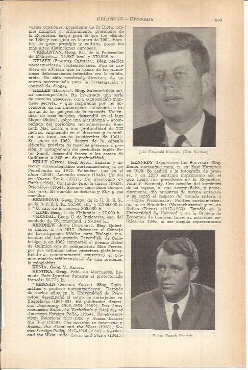 LAMINA ESPASA 38197: John F. Kennedy y Robert F. Kennedy
