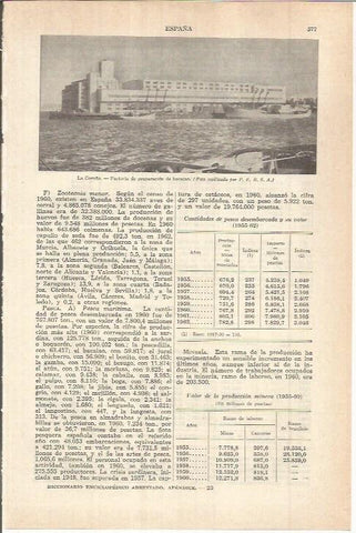 LAMINA ESPASA 38107: Factoria de bacalao en La Coruña