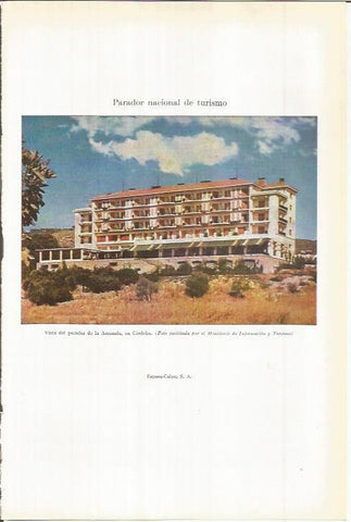 LAMINA ESPASA 38106: Parador de Arruzafa, Cordoba