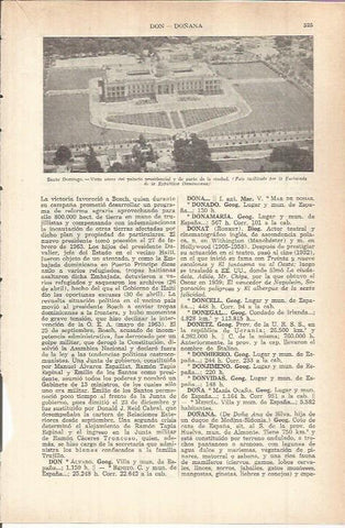 LAMINA ESPASA 38092: Vista aerea del Palacio Presidencial de Santo Domingo