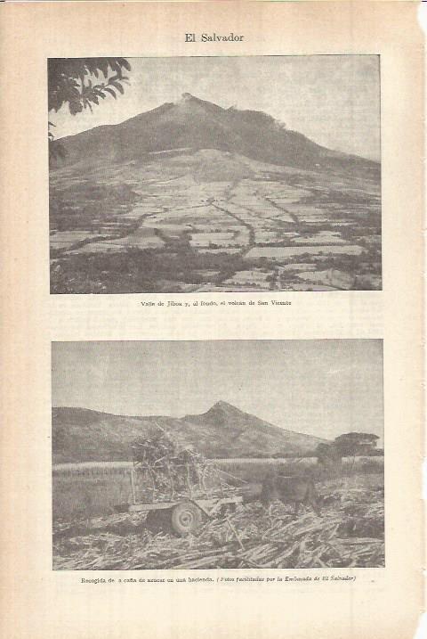 LAMINA ESPASA 38096: Valle de Jiboa en El Salvador