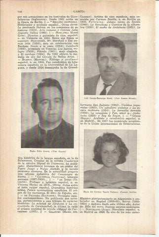 LAMINA ESPASA 38157: Luis Garcia Berlanga y Carmen Sevilla