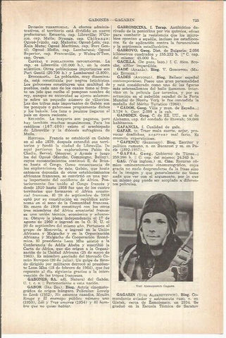 LAMINA ESPASA 38154: Yuri Alekseyevich Gagarin