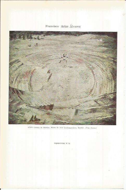 LAMINA ESPASA 38127: Circo romano de Merida, por Francisco Arias Alvarez