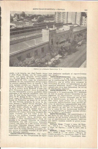 LAMINA ESPASA 38129: Edificio de la Editorial Espasa Calpe SA