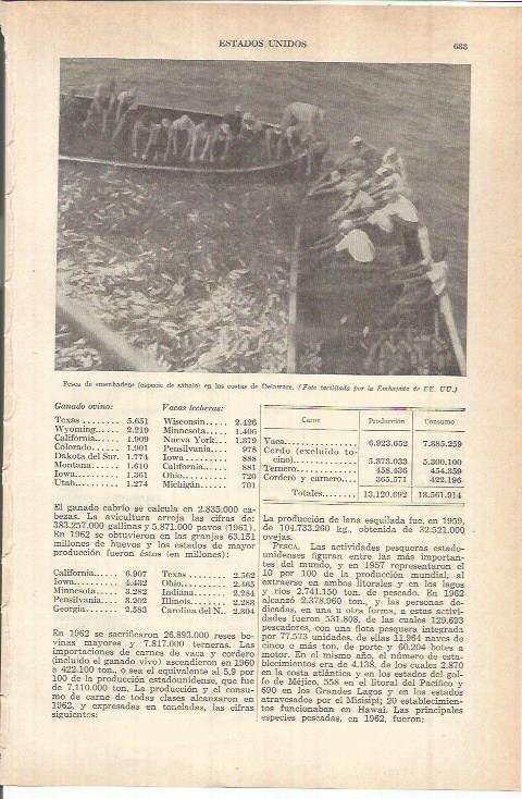 LAMINA ESPASA 38133: Pesca de menhaden en Delaware, Estados Unidos