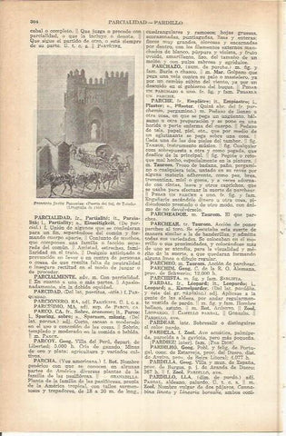LAMINA ESPASA 37758: Puerta del Sol, por Francisco Javier Parcerisa