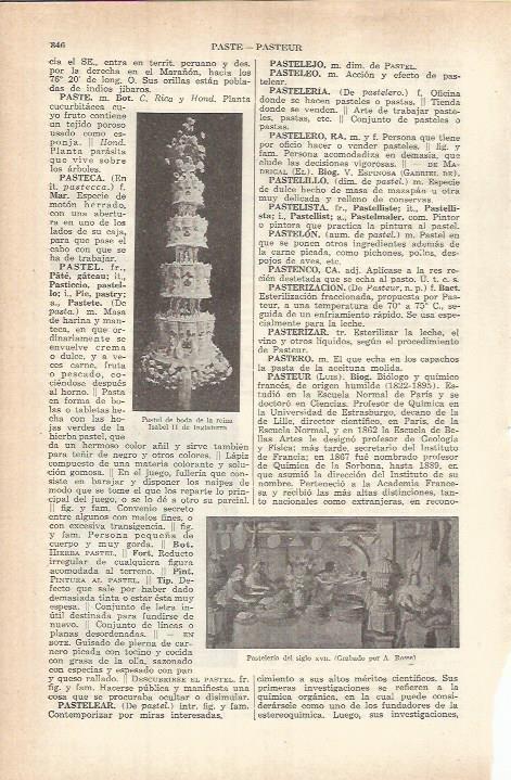 LAMINA ESPASA 37772: Pasteleria del siglo XVII, grabado