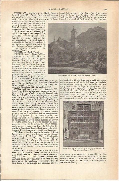 LAMINA ESPASA 37775: Monasterio del Paular, por Nuñez Losada