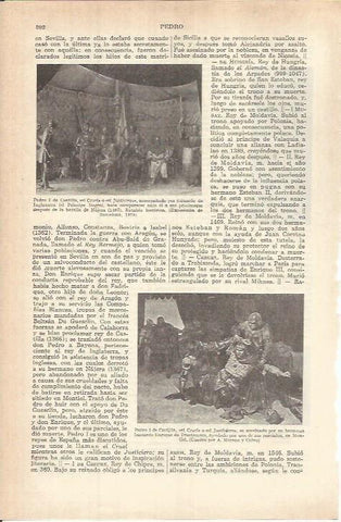 LAMINA ESPASA 37782: Pedro I de Castilla