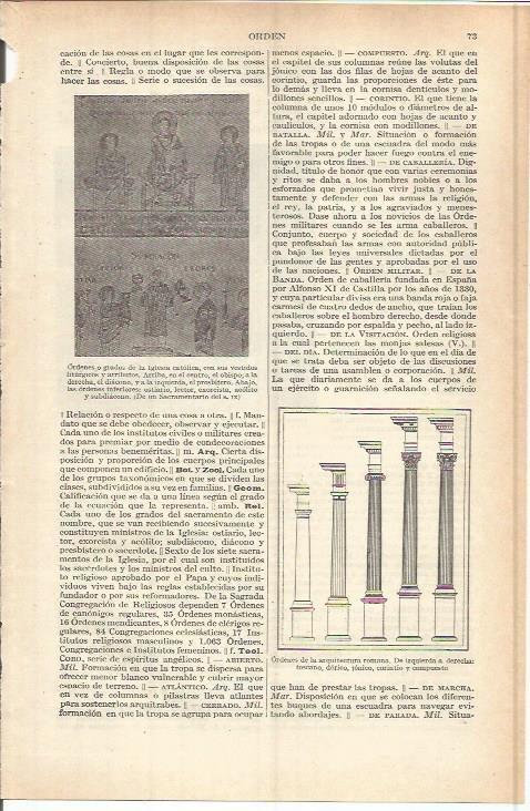 LAMINA ESPASA 37699: Ordenes de la arquitectura de Roma