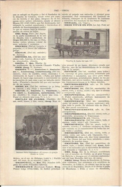 LAMINA ESPASA 37689: Omnibus de finales del siglo XIX