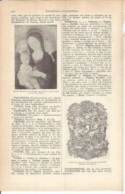 LAMINA ESPASA 37724: Virgen con el Niño y dos angeles, por Pacchiarotti
