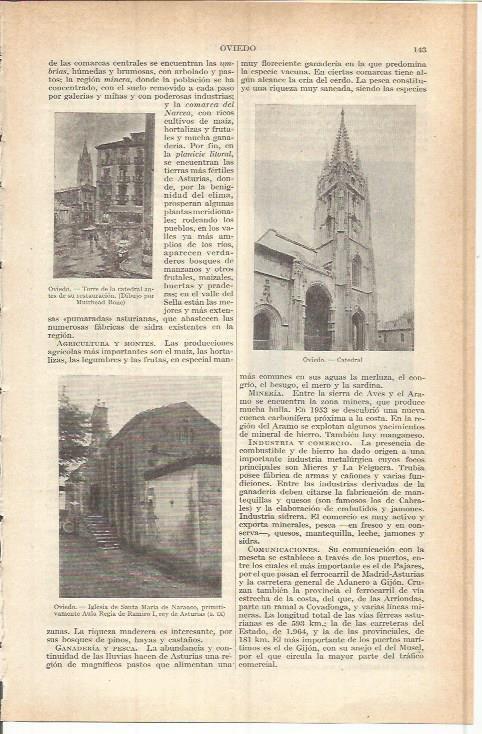 LAMINA ESPASA 37722: Catedral de Oviedo