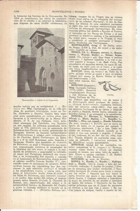 LAMINA ESPASA 37910: Iglesia de la Hospederia en Roncesvalles, Navarra