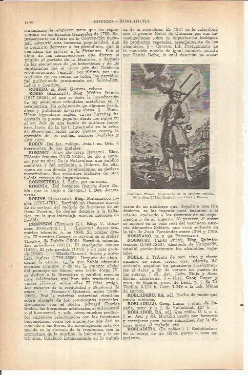 LAMINA ESPASA 37902: Ilustracion para Robinson Crusoe