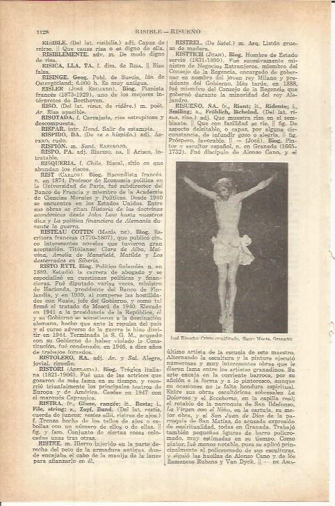 LAMINA ESPASA 37901: Cristo crucificado, por Jose Risueño