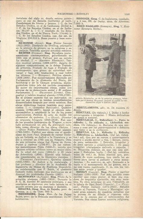 LAMINA ESPASA 37896: Alfred Richthofen y el general Hoeppner
