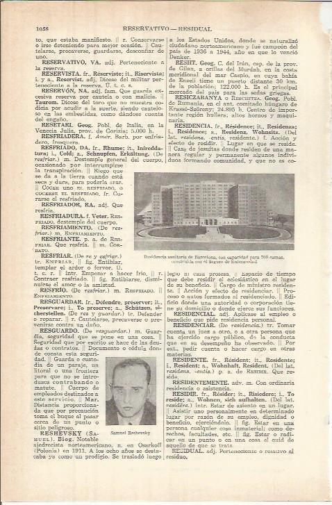 LAMINA ESPASA 37886: Residencia sanitaria de Barcelona