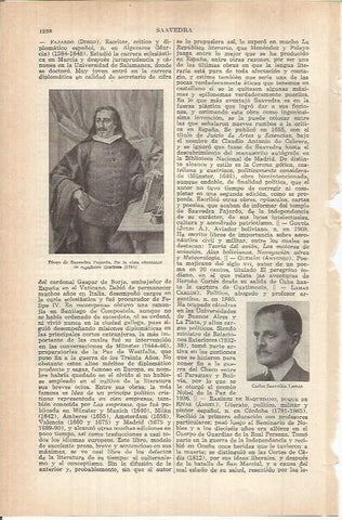 LAMINA ESPASA 37928: Diego de Saavedra Fajardo