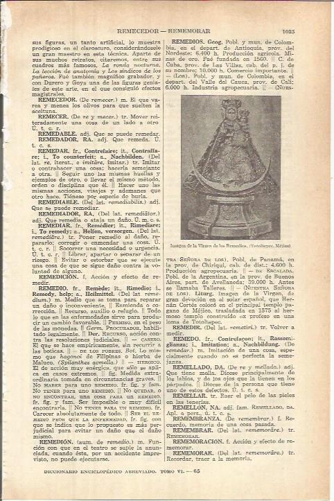 LAMINA ESPASA 37877: Virgen de los Remedios de Mexico