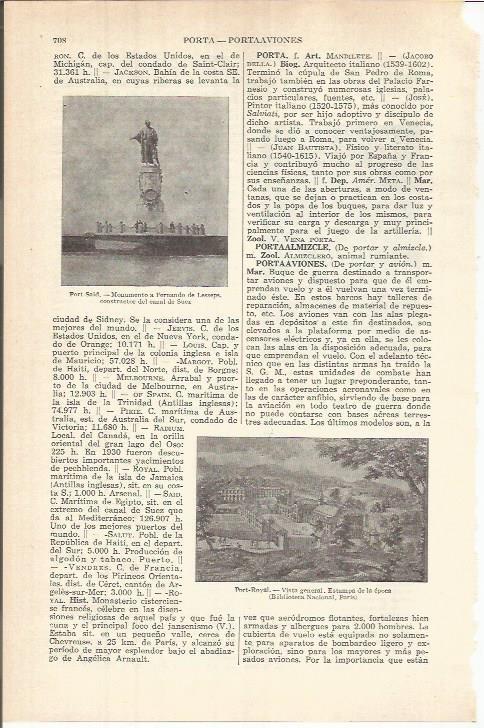 LAMINA ESPASA 37832: Monumento a Lesseps en Port Said