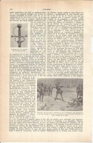 LAMINA ESPASA 37811: Pizarro , por F. Mota