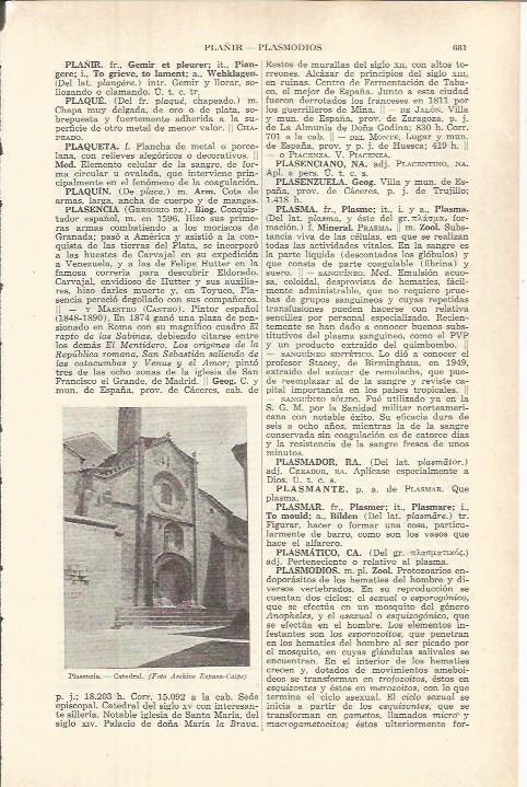 LAMINA ESPASA 37815: Catedral de Plasencia