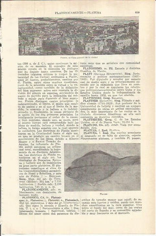 LAMINA ESPASA 37816: Vista de Plauen, Alemania