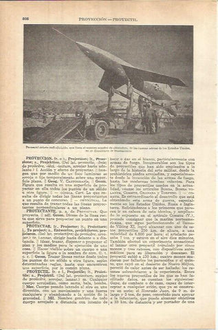 LAMINA ESPASA 37842: Proyectil Matador de Estados Unidos