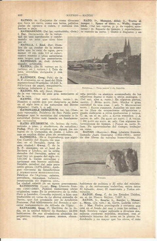 LAMINA ESPASA 37862: Vista de Ratisbona, Alemania
