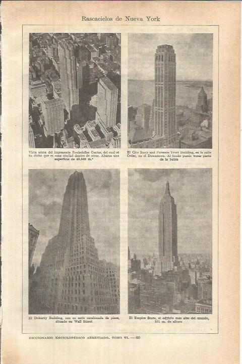LAMINA ESPASA 37861: Rascacielos de Nueva York