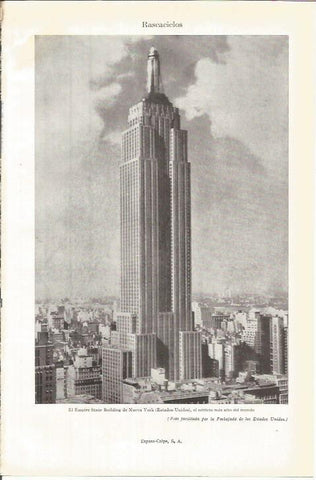 LAMINA ESPASA 37860:  Empire State Building en Nueva York