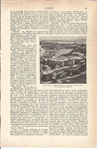 LAMINA ESPASA 37846: Castillo del Morro en San Juan de Puerto Rico