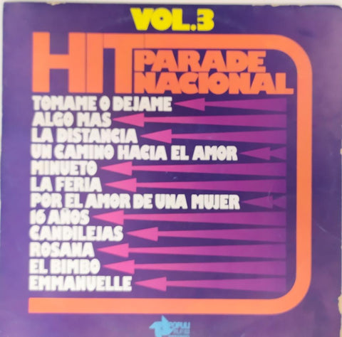 Disco/Vinilo-LP: Hit Parade Nacional Vol. 3