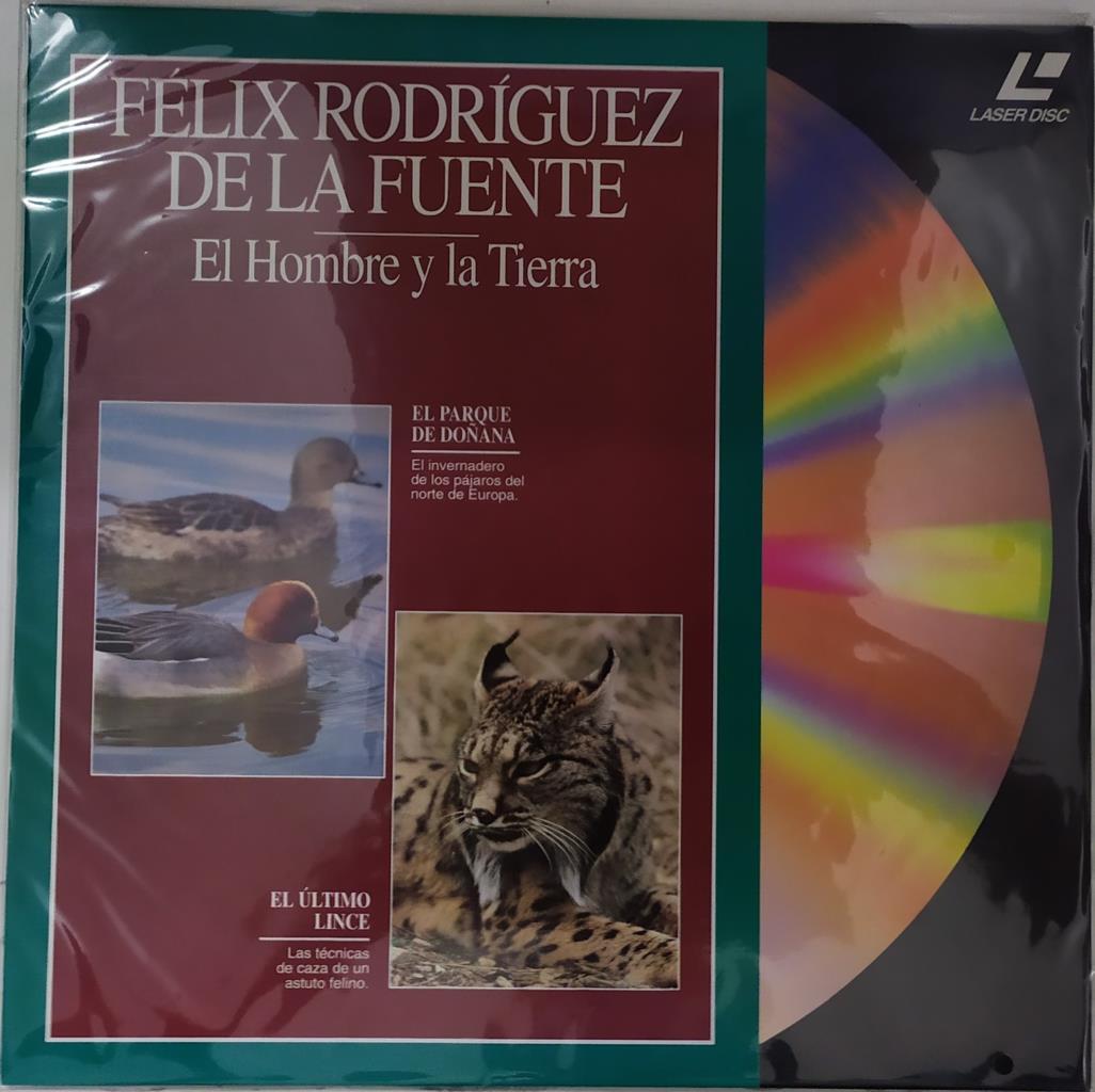 Laser Disc: Felix Rodriguez de la Fuente - El Hombre y la Tierra 14: El parque de Doñana y El ultimo Lince