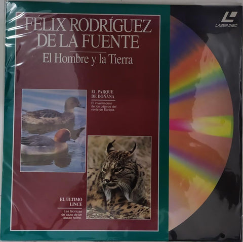 Laser Disc: Felix Rodriguez de la Fuente - El Hombre y la Tierra 14: El parque de Doñana y El ultimo Lince