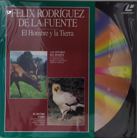 Laser Disc: Felix Rodriguez de la Fuente - El Hombre y la Tierra 11: Los señores del bosque y El buitre sabio