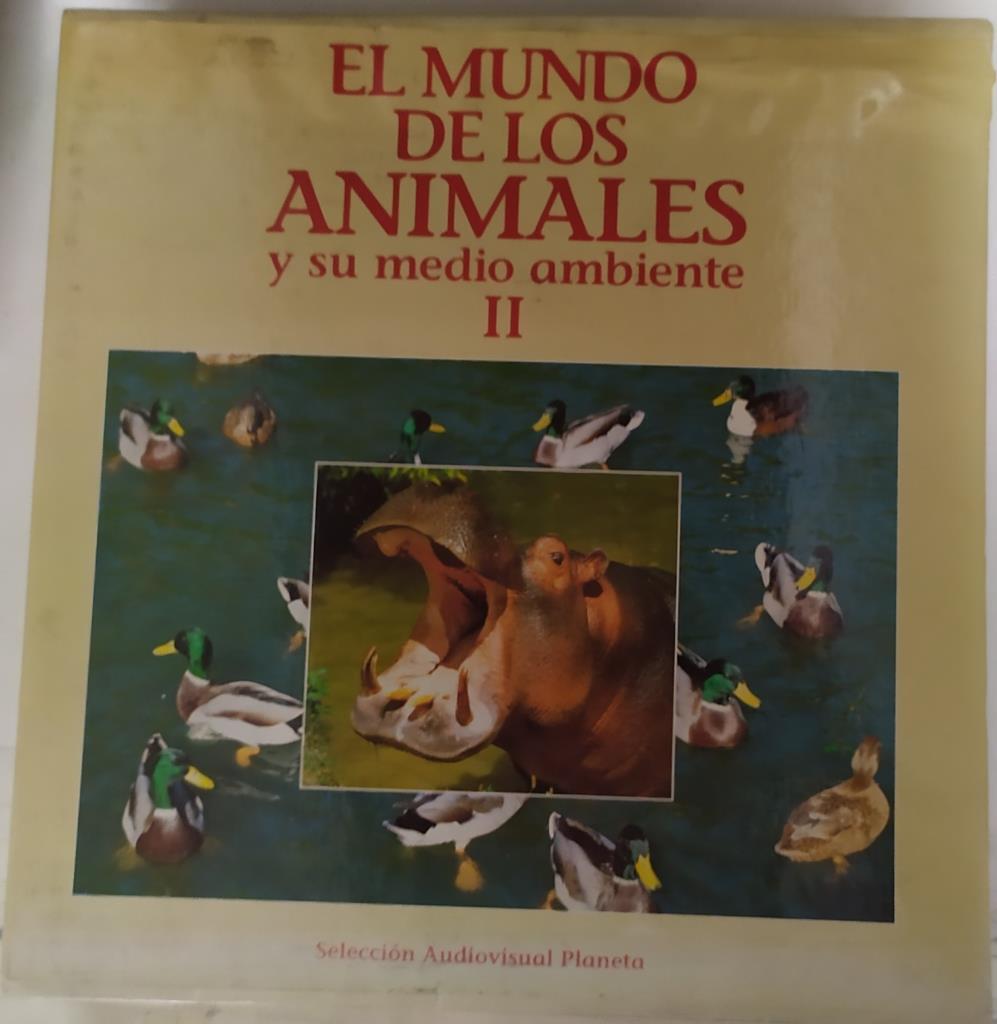 CAJA colección Laser Disc: El mundo de los animales y su medio ambiente II (SOLO CAJA, NO INCLUYE DISCOS)