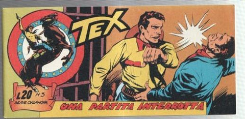 Facsimil: TEX serie Oklahoma numero 03: Una partita interrotta