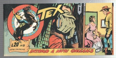 Facsimil: TEX serie Oklahoma numero 08: Intrigo a New Orleans