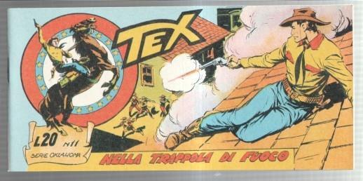 Facsimil: TEX serie Oklahoma numero 11: Nella trappola di fuoco