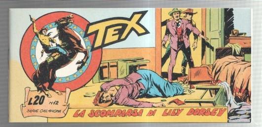 Facsimil: TEX serie Oklahoma numero 12: La scomparsa di Lily Dorsey