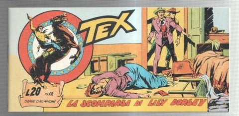 Facsimil: TEX serie Oklahoma numero 12: La scomparsa di Lily Dorsey