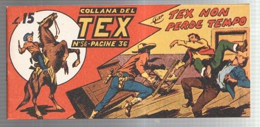 Facsimil: Collana del TEX  numero 56: Tex non perde tempo