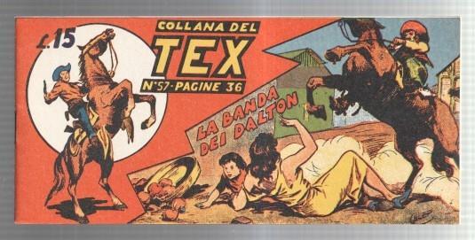 Facsimil: Collana del TEX  numero 57: La banda dei Dalton 