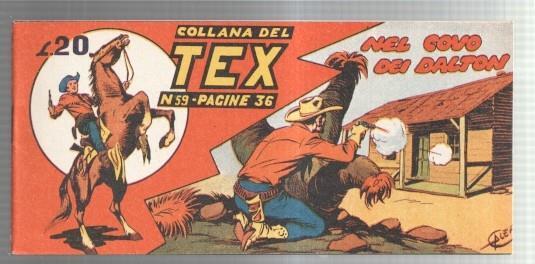 Facsimil: Collana del TEX  numero 59: Nel covo dei Dalton