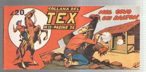 Facsimil: Collana del TEX  numero 59: Nel covo dei Dalton