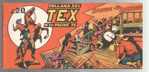 Facsimil: Collana del TEX  numero 60: Sangue su danville