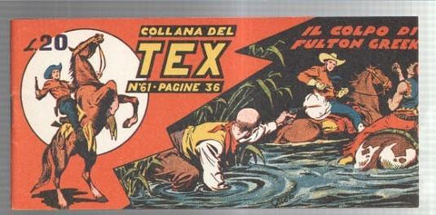 Facsimil: Collana del TEX  numero 61: Il colpo di fulton greek